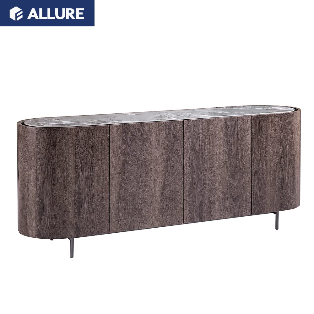 Allure Simple Design Interior Household Modern Dining Room Furniture Buffet Cabinet For Apartment