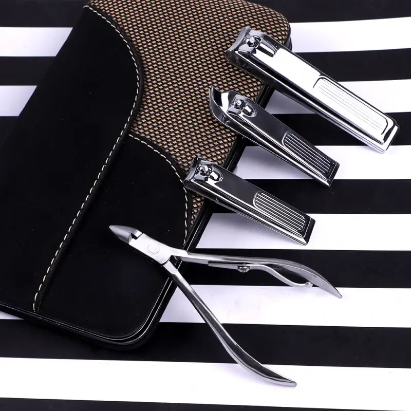 Manicure 12pcs Set Pedicure Kit Nail Clippers Scissors kit Professional Grooming set Nail Care Tools with  Travel Case