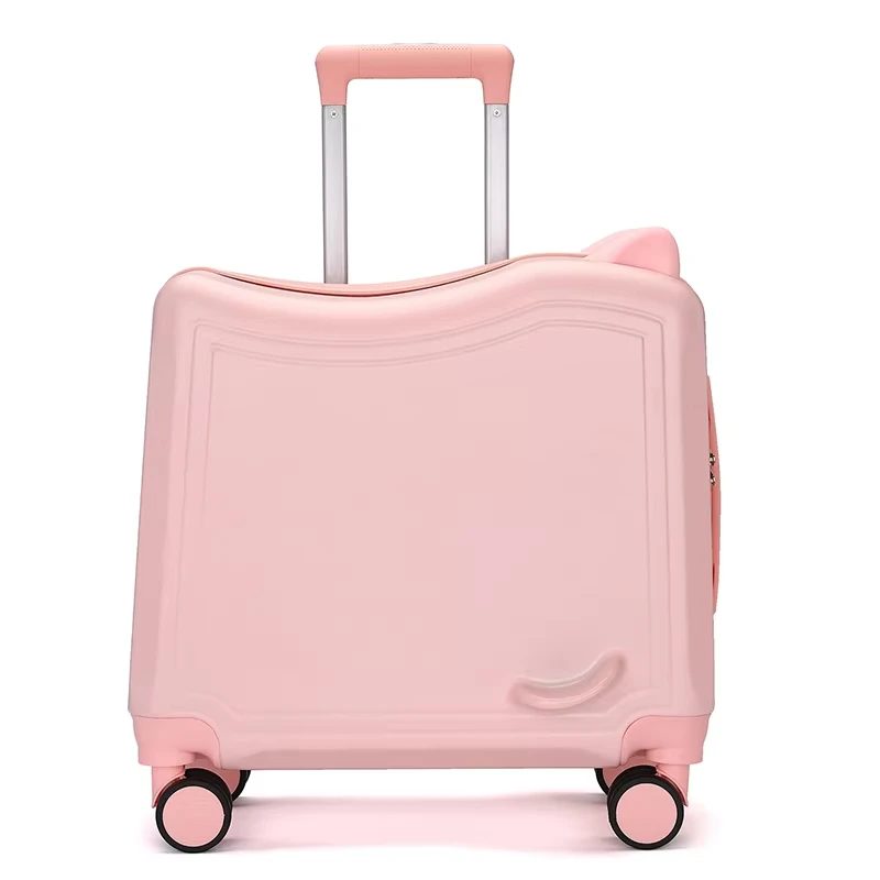 Unisex Full Print ABC PC Suitcase Luggage Wholesale Cute Cartoon Hard Shell Sit Kid Safety Spinner