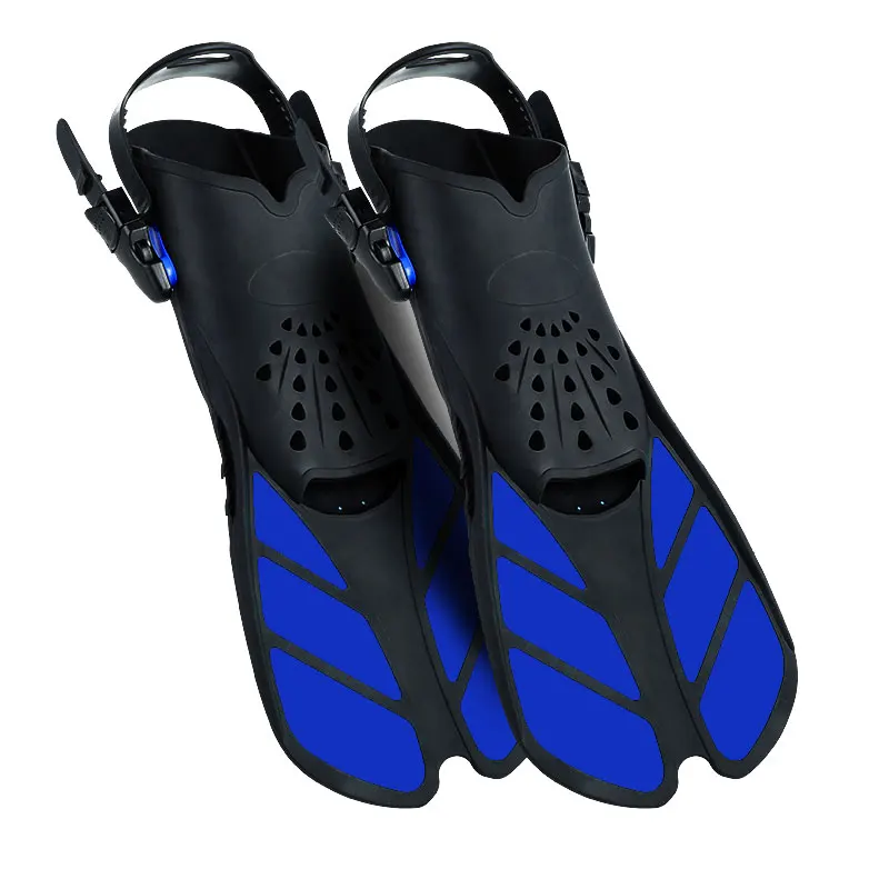 Factory wholesale good price custom logo high quality long blade under water TPR rubber snorkeling swimming flippers diving fins
