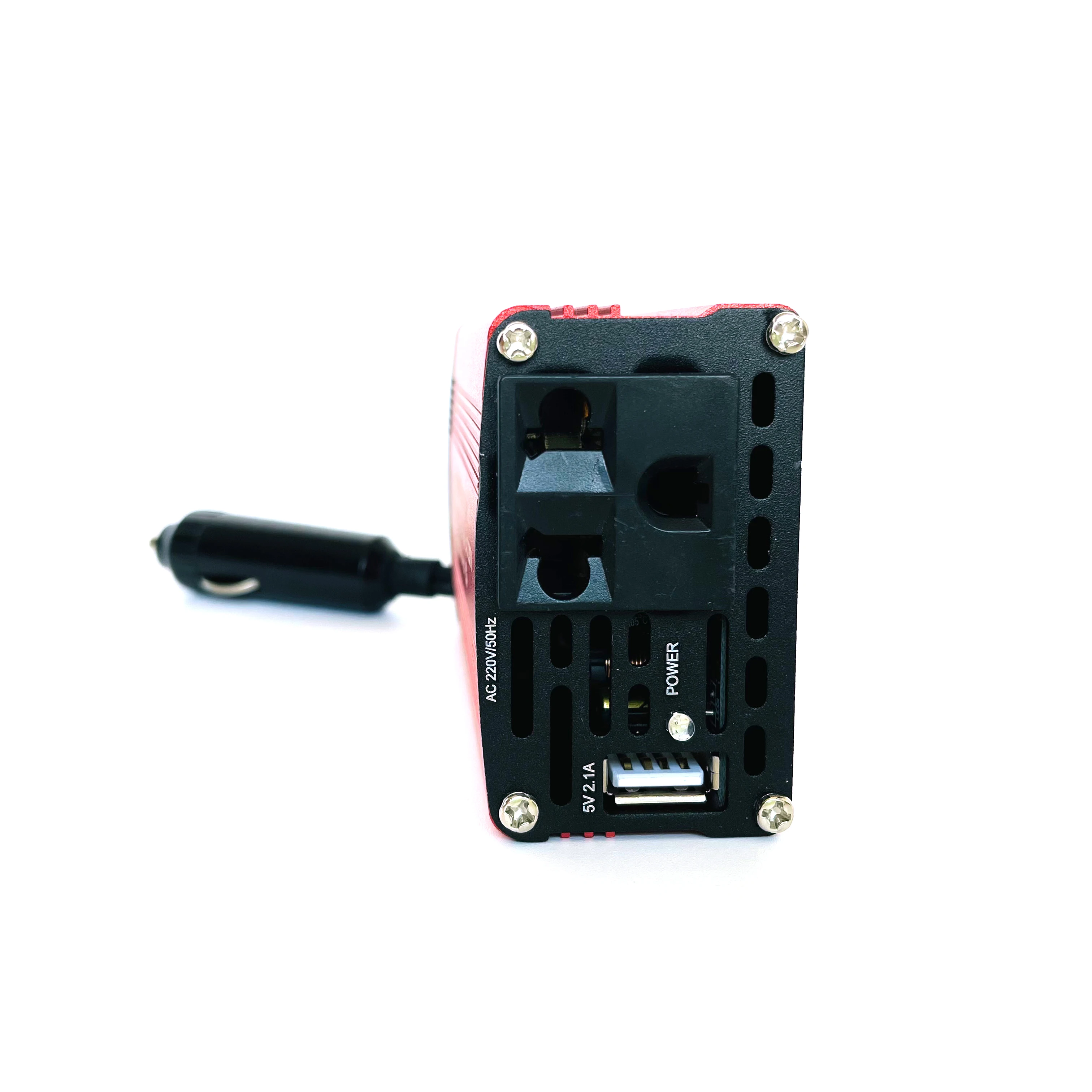 150 Вт автомобильный инвертор двойной QC3.0 USB Автомобильное зарядное устройство адаптер DC 12 В в 110 AC конвертер для ноутбука компьютера красный