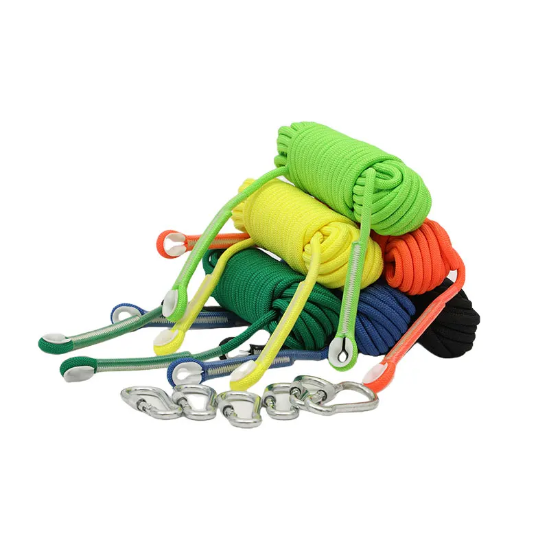 Intop customized color rock climbing rope 10MM dynamic outdoor climbing rope for Aerial working and climbing