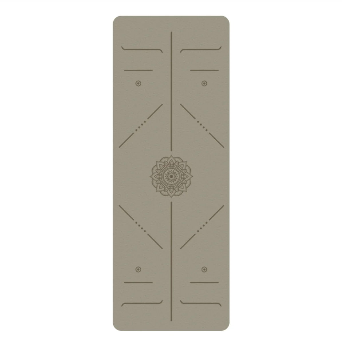 1.5mm Ultra-Thin High-Density PU Natural Rubber Yoga Mat, Portable and Foldable, Professional Non-Slip