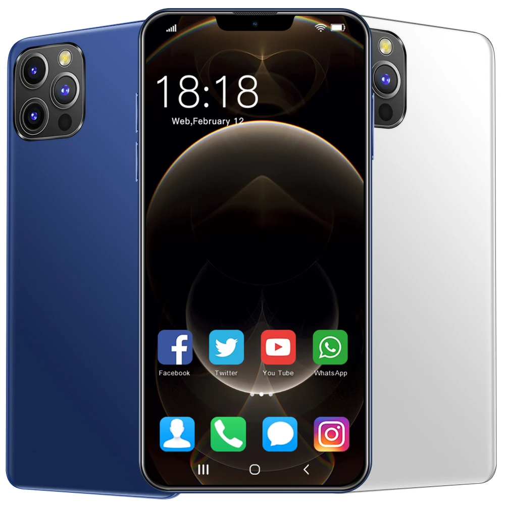 Горячая Новинка 12 Гб + 512 Смартфон глобальная версия unlockingphone смартфон с отпечаток лица