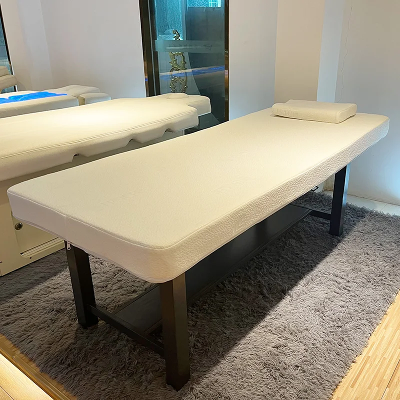 2 Motors Electric Massage Table Spa Beauty Bed with Latex Rubber Foam Mattress