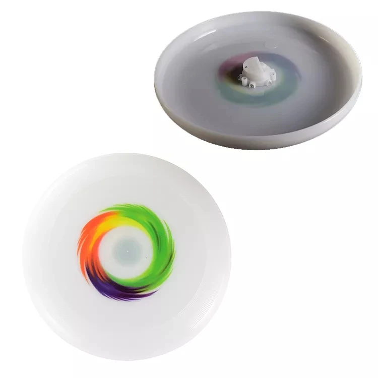 Unisex 175g Custom Ultimate Frisbee Beach-Durable LED Light Inflatable Toy with Printing Logo Outdoor Sports Gift