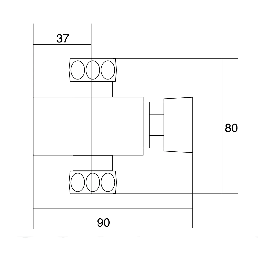 Time Delay Brass Chrome Plated Exposed Shower Valve Pressmatic Self Closing Exposed Shower Gfiferia Temporizada empotrado ducha