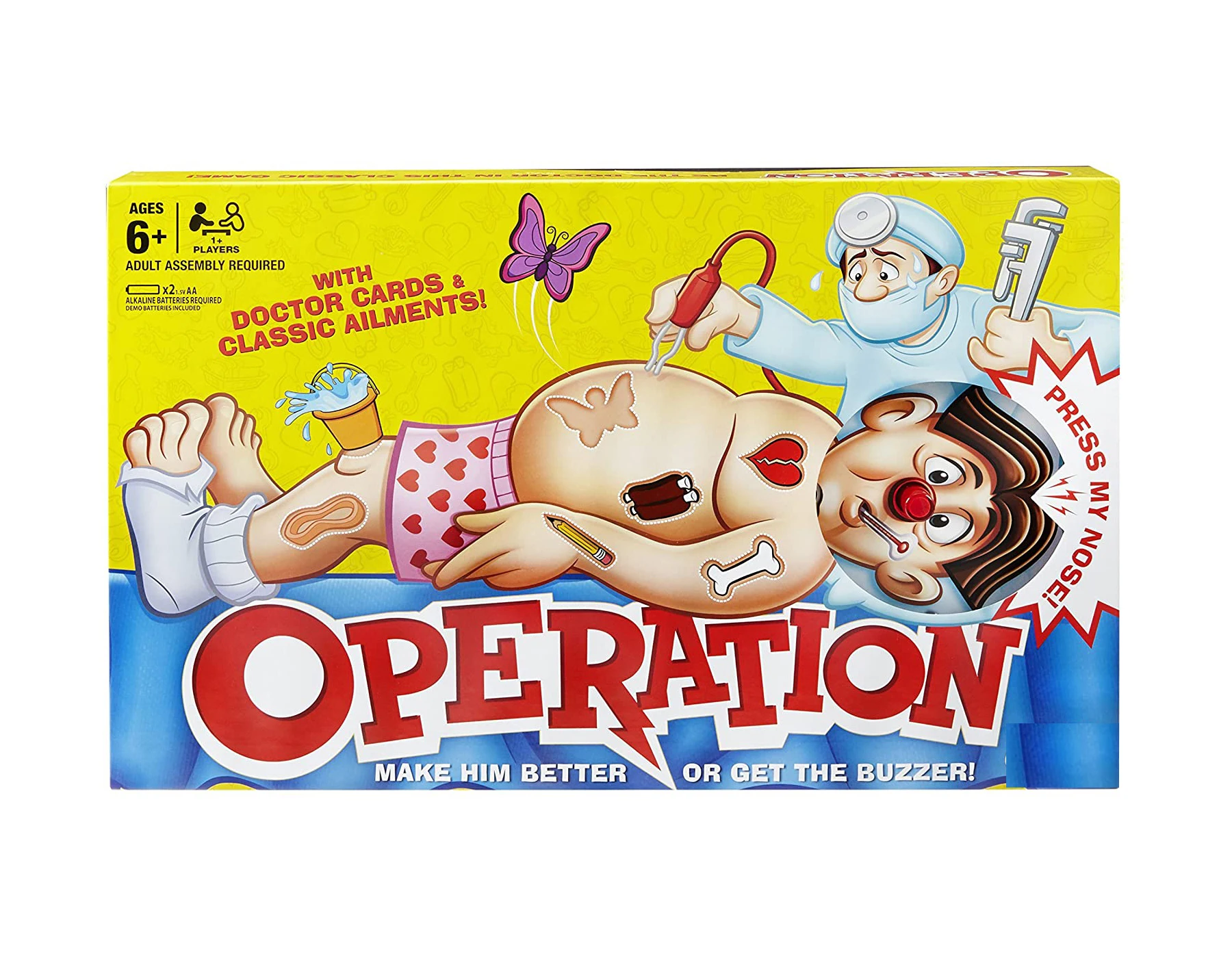 HOT Operation Doctor Toys Set Classic Desktop Fun Game Baby Early Learning Interactive Pretend Play Game