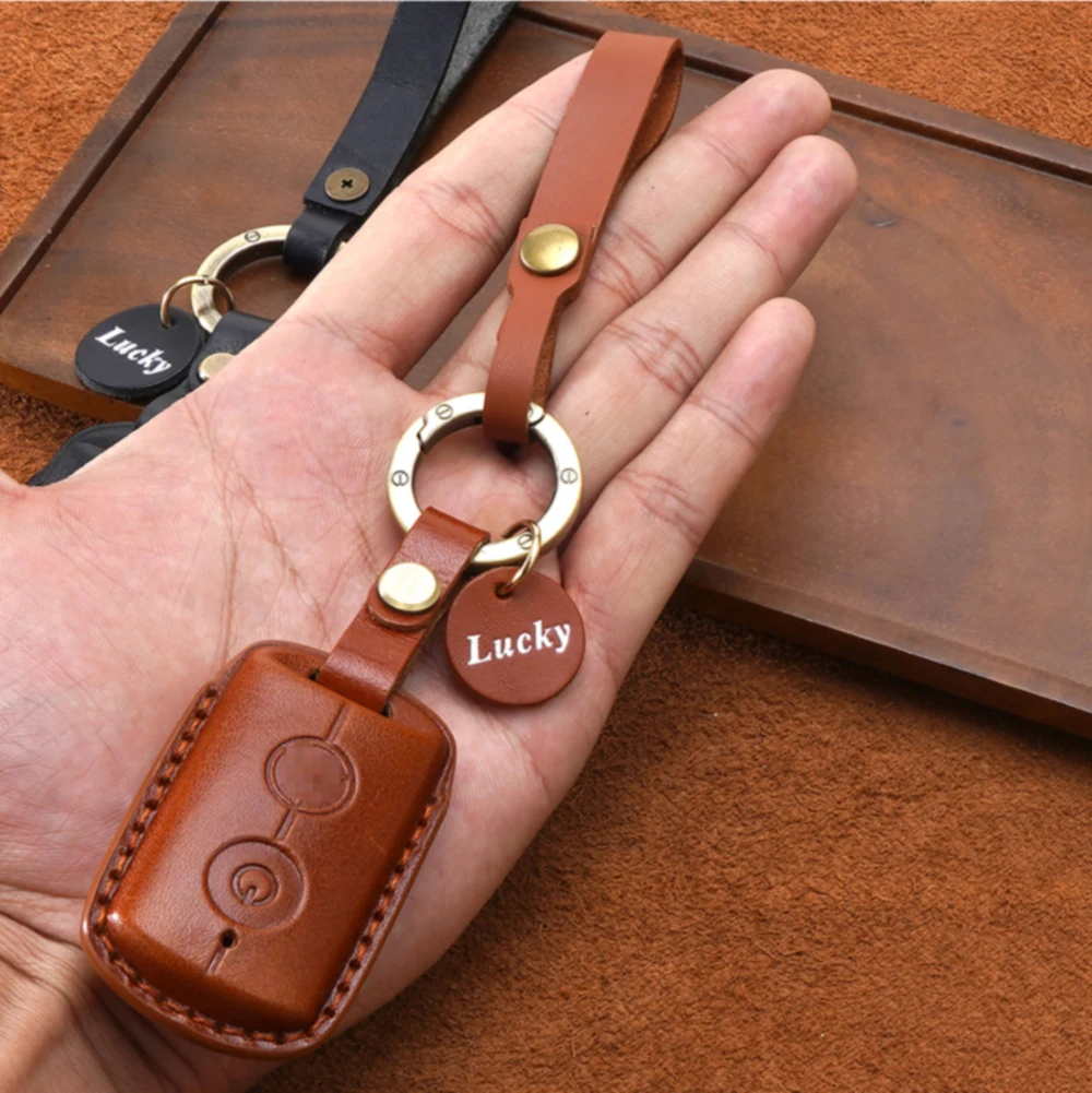 SweetPig OEM Colorful Genuine Leather Key Case Shell for Yamaha Motor Motorcycle KeyRing key cover accessory