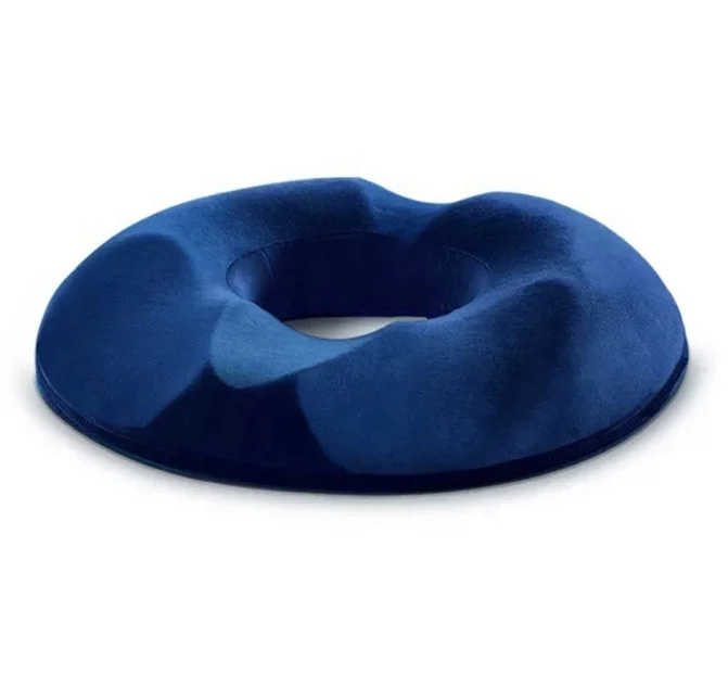 Hollow circular memory cotton cushion for preventing pressure ulcers breathable hollow side cutting pad for hemorrhoids