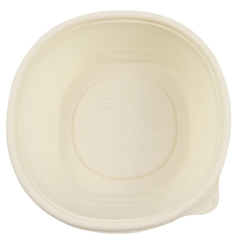 Wholesale biodegradable food container corn starch disposable food packaging takeaway lunch box