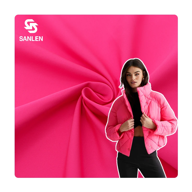 75D Soft Breathable Outdoor Antibacterial Down Jacket 100% Polyester Fabric for Coats Jackets Pants Sportswear