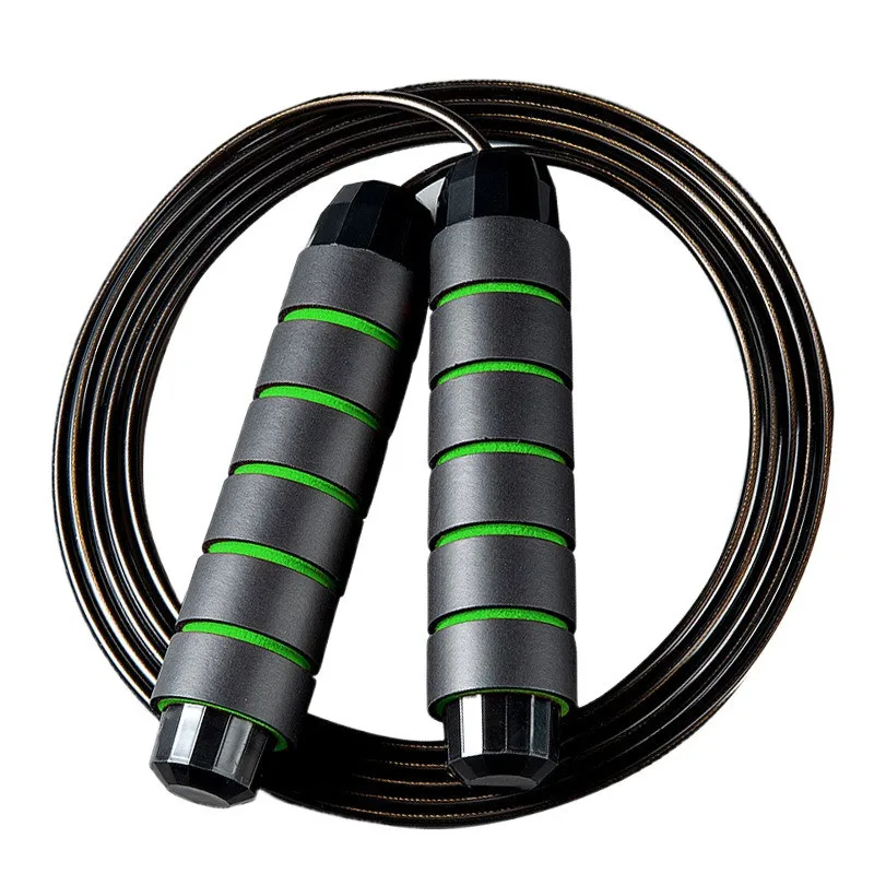 KUER Hot Selling Wholesale PVC Coated Steel Wire Jump Rope  for Fitness  Home Exercise Slim Body