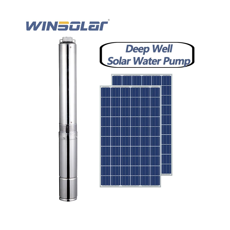 WINSOLAR Pomp Китай Сельскохозяйственная ферма орошения солнечной энергии Водяной насос для