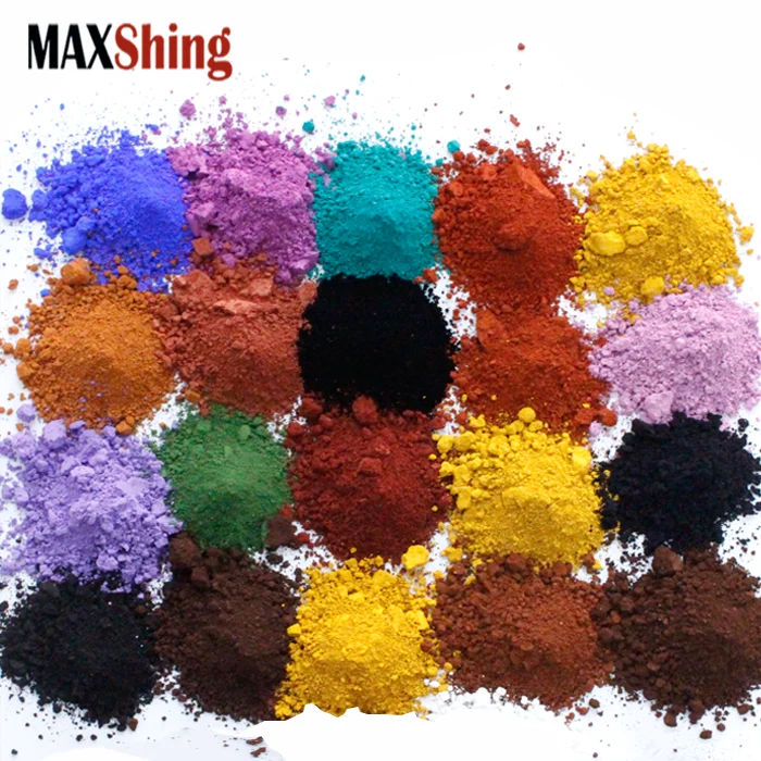 Bulk cosmetic filler matte pigment yellow black red brown iron oxide