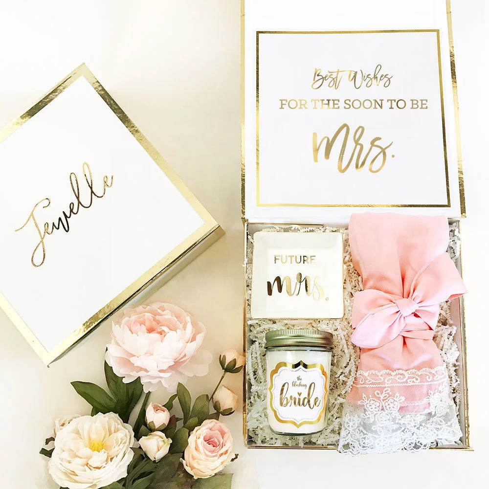 Custom bridesmaids gifts cajas para galletas boite cadeau mistery  hijab box electron caixa de papel boite carton paper boxes