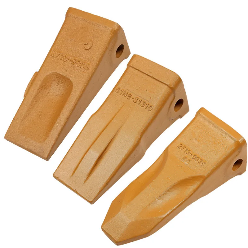 OEM PC200 PC300 excavator forged bucket teeth types heavy equipment skid steer wheel loader ripper tooth and adaptor 2713-9036