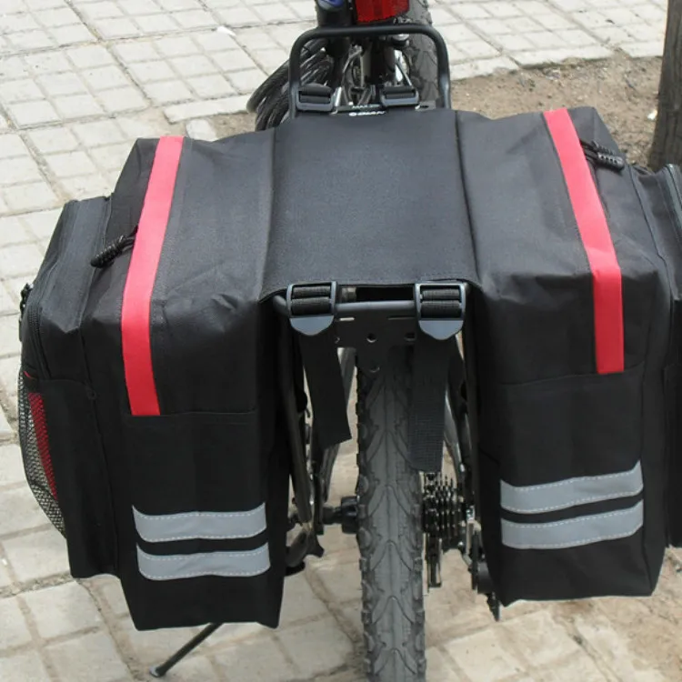 100% Waterproof Bicycle Bag Bike Pannier Bag Cycling Pannier Rear Rack Big Capacity Bicycle Bag