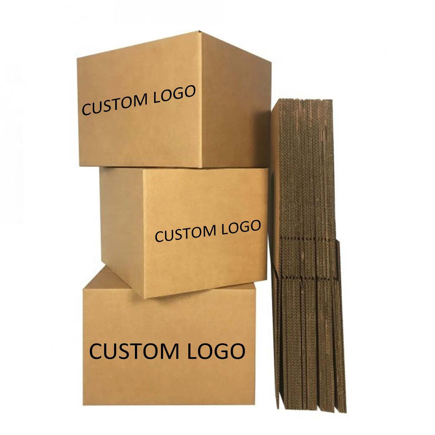 Custom cardboard packaging mailing moving shipping boxes corrugated box cartons