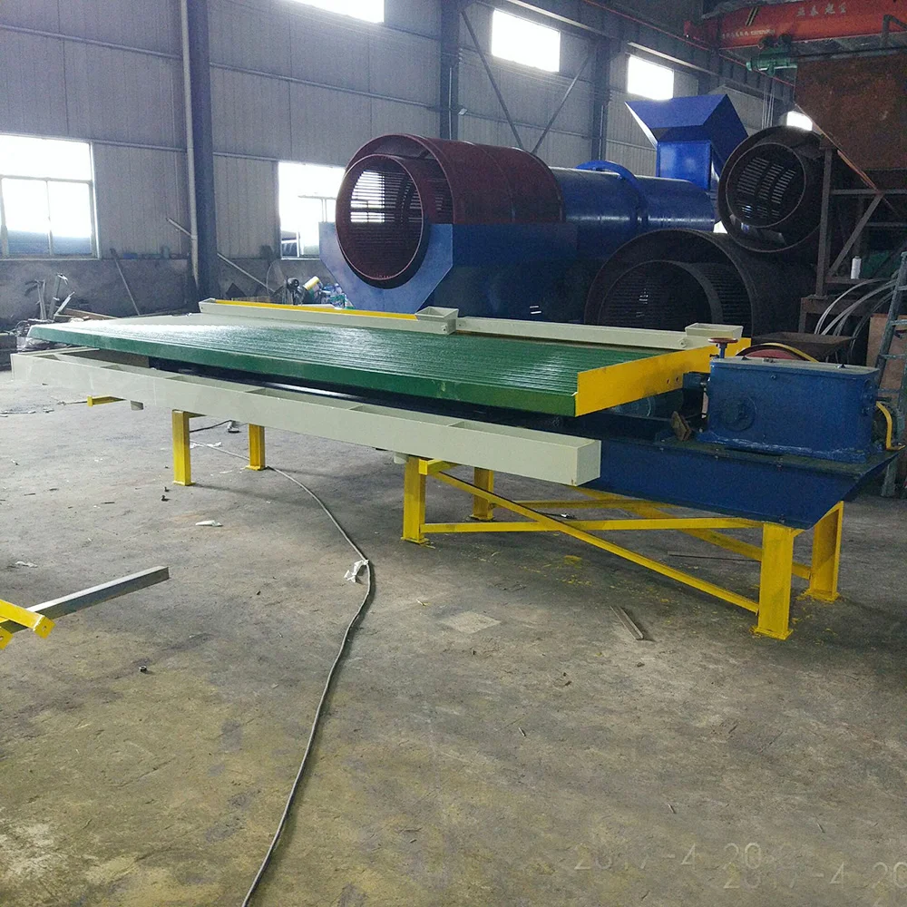 Philippines 5TPH Copper Gold Gravity Recovery Separator Plant 6S Vibrating Shaking Table Machine for Sale