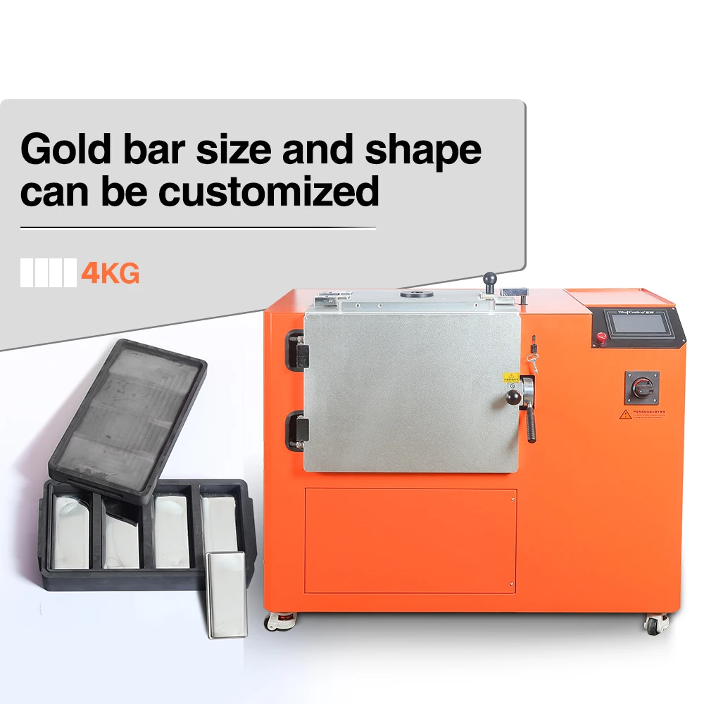 Yihui Jewelry Machine 4KG Touch Screen Control Gold bar Making Machine