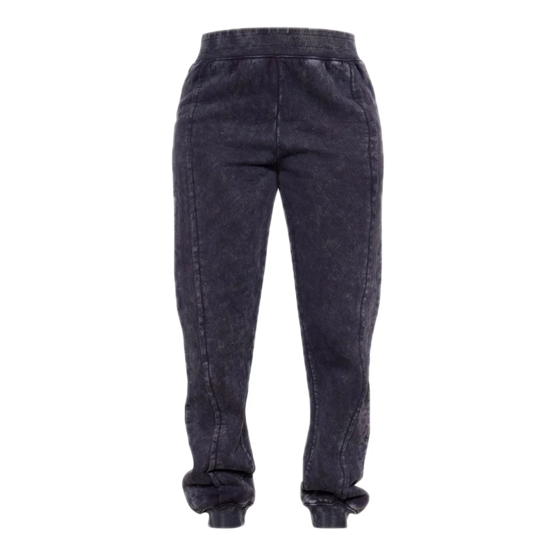 KY Crop Top Sweat Suit French Terry Sweat Suit Acid Wash 100% Cotton Sweat Suits