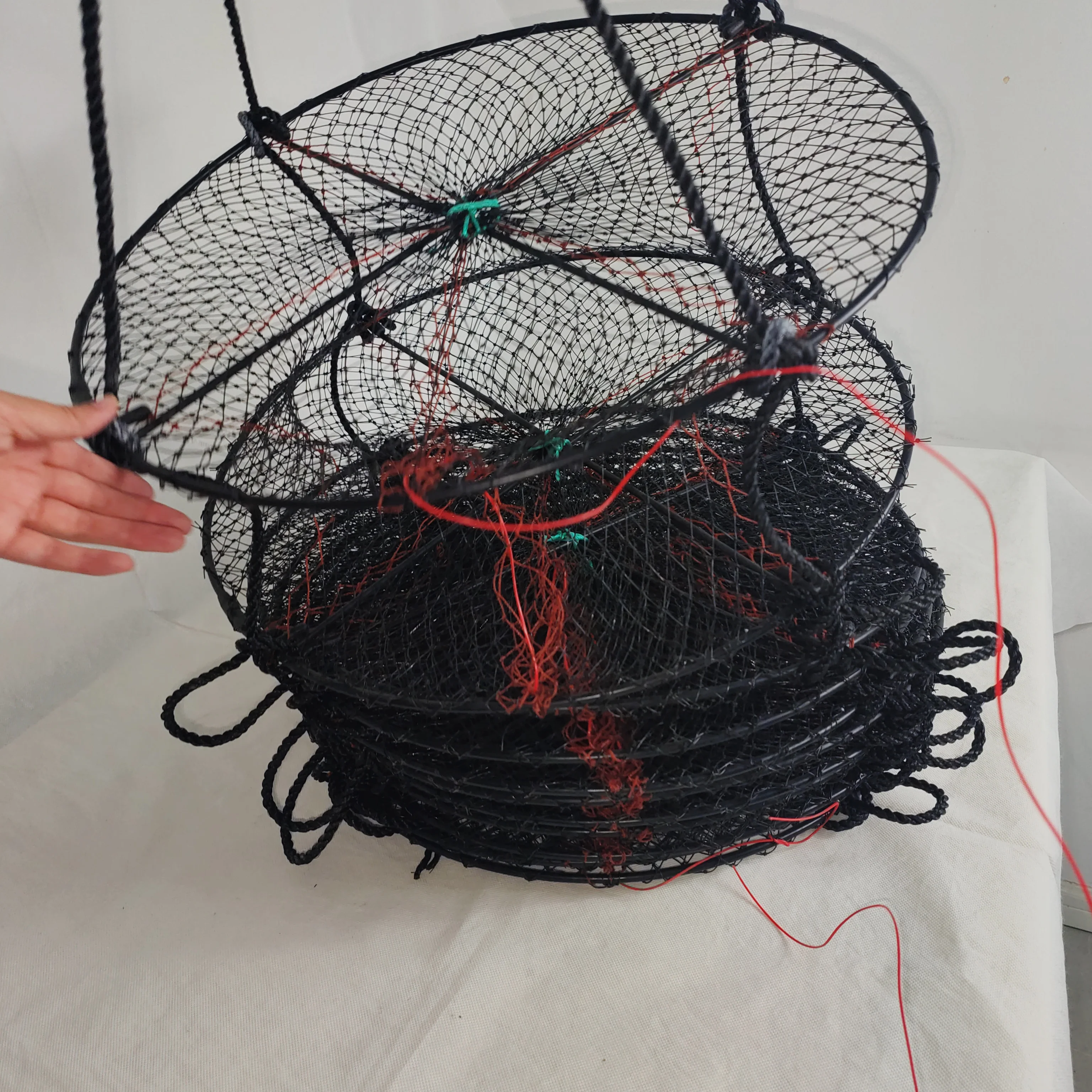 Hot Sale New Type 10 Layers High Quality Fishing Trap Scallop Cage Black Color with High Quality