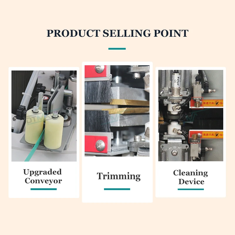 DTMACH KN-620 curve edgebanding trimmer machine furnture automatic curve edge banding machinery