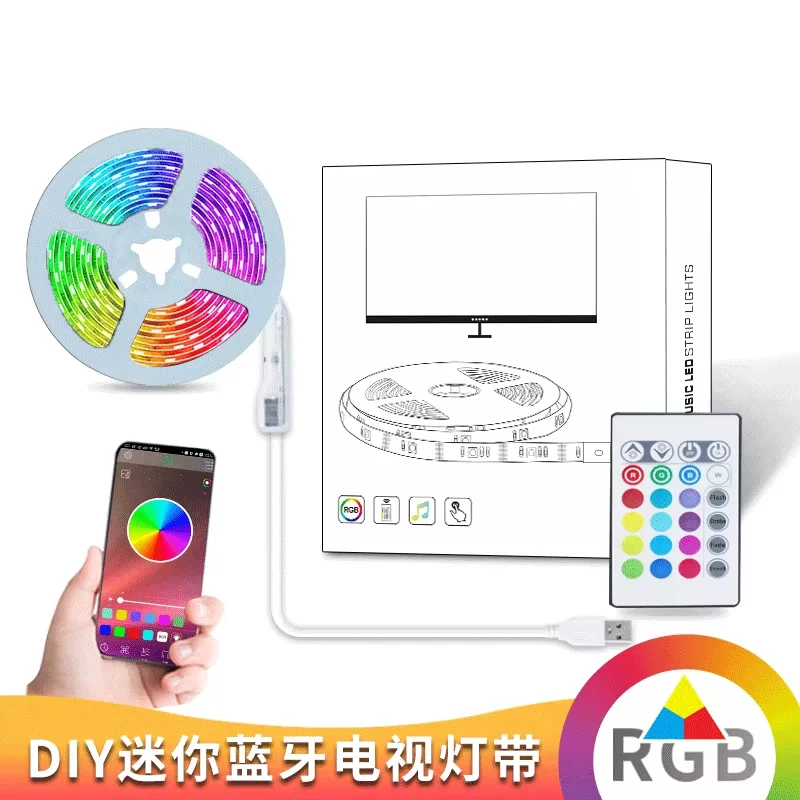 LEDEAST AV-FA100 Muti-function 10m Flexible Tuya Wifi Smart Cellphone Control 16 Million RGB Color Changing LED Strip Light