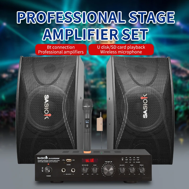 Stage karaoke 12 speakers 15 inch speaker Blend futuristic and classic