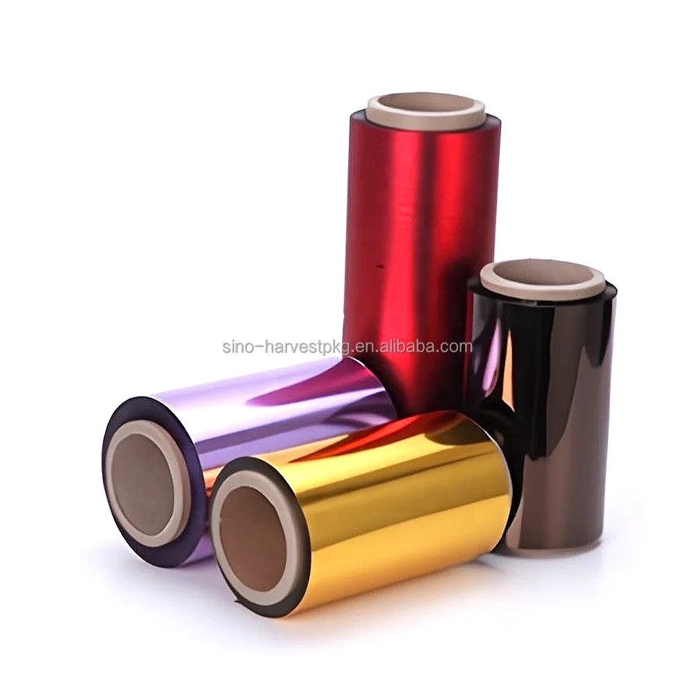 High toughness color printing wholesale high quality metallized aluminum pet film can be used for product packaging
