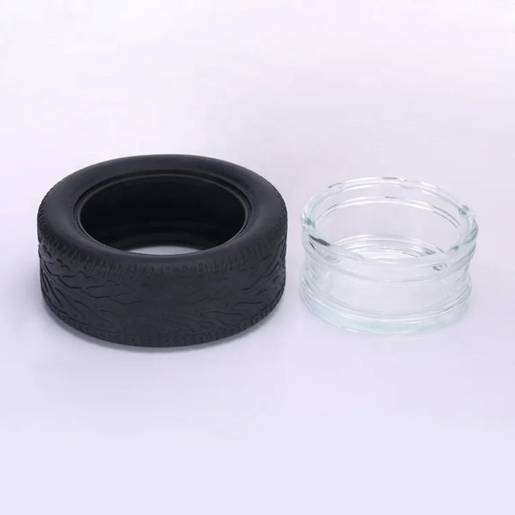 Home creative personality 4S car tire ashtray fashion logo custom large advertising promotion popular gifts