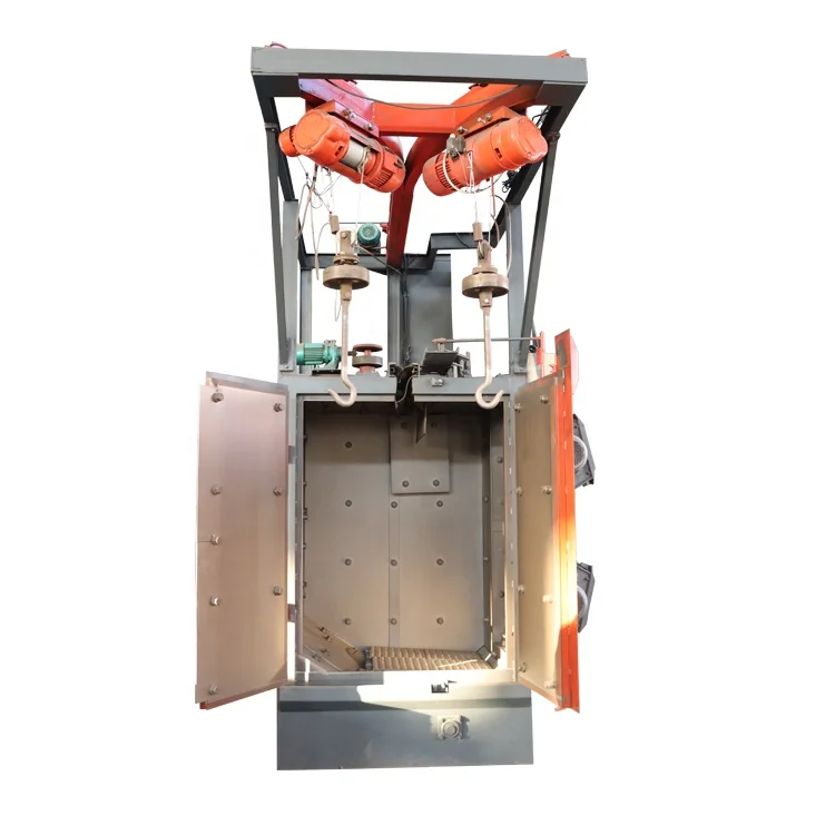 China drum type  tumble belt shot blasting machine