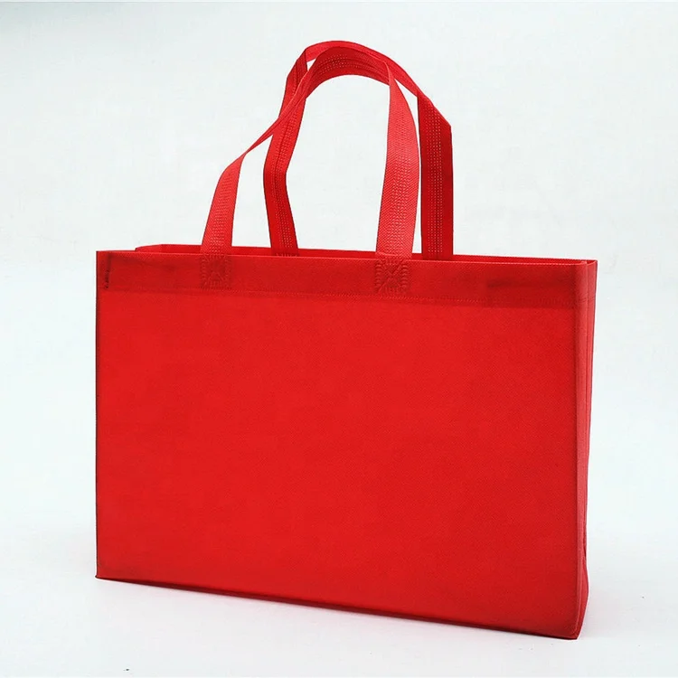 Factory Small Business Recyclable Non Woven Fabric Carry Shopping Bag Heat Transfer Printing Custom Logo Pattern Gift Bag