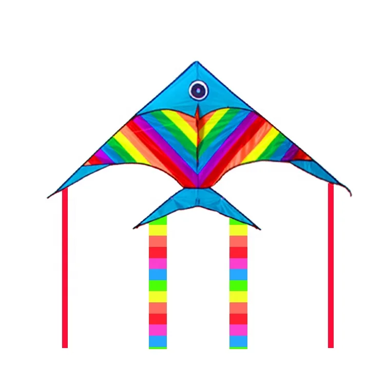 Professional Manufacture easy flying colorful fish delta animal kite