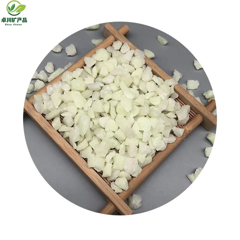 Natural luminous crushed stone pavement luminous stone glow in dark for garden decoration and aquarium landscaping