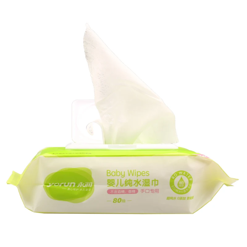
Factory ODM supplier, baby hand and mouth wipe RO pure water non-woven wipes no alcohol no addition, can be customized 