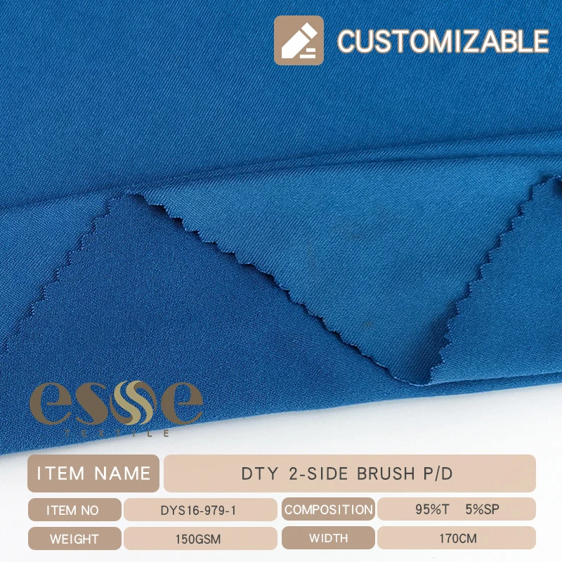 PERU TELA PIEL DE DURAZNO DTY PEACH SKIN cheap fabric spandex brushed jersey fabric solid  knitted textile for dress