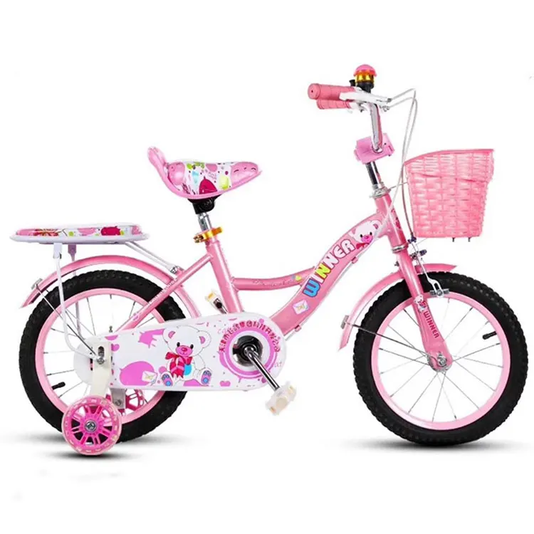 Xthang good quality 12 14 16 18 inch steel frame kids bicycle bike with backrest cycle for gril 4 5 6 7 8 years old
