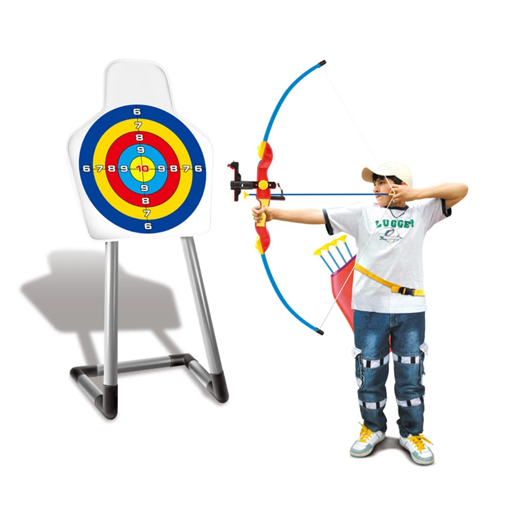 Kids infrared bow & arrow toys plastic sport game toys for boys 8 years old