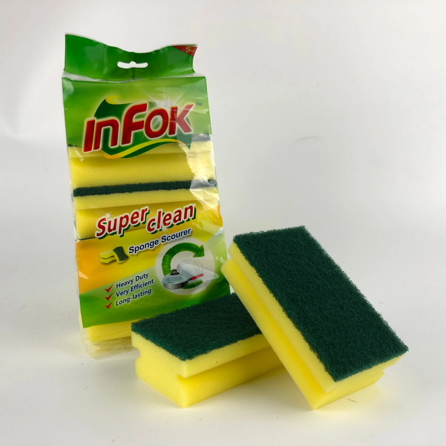 Factory Wholesale Washing Brush Sponge Dishes Wholesale Scourer Kitchen Polishing Bamboo Scouring Pads