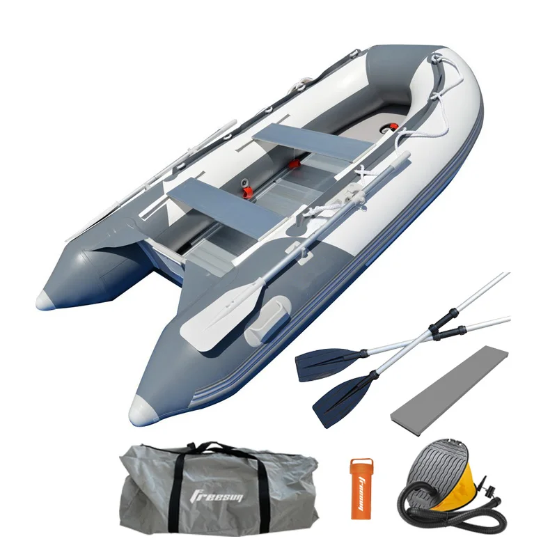 New cheap inflatable drop stitch foldable boat inflatable rowing boat inflatable fishing boat