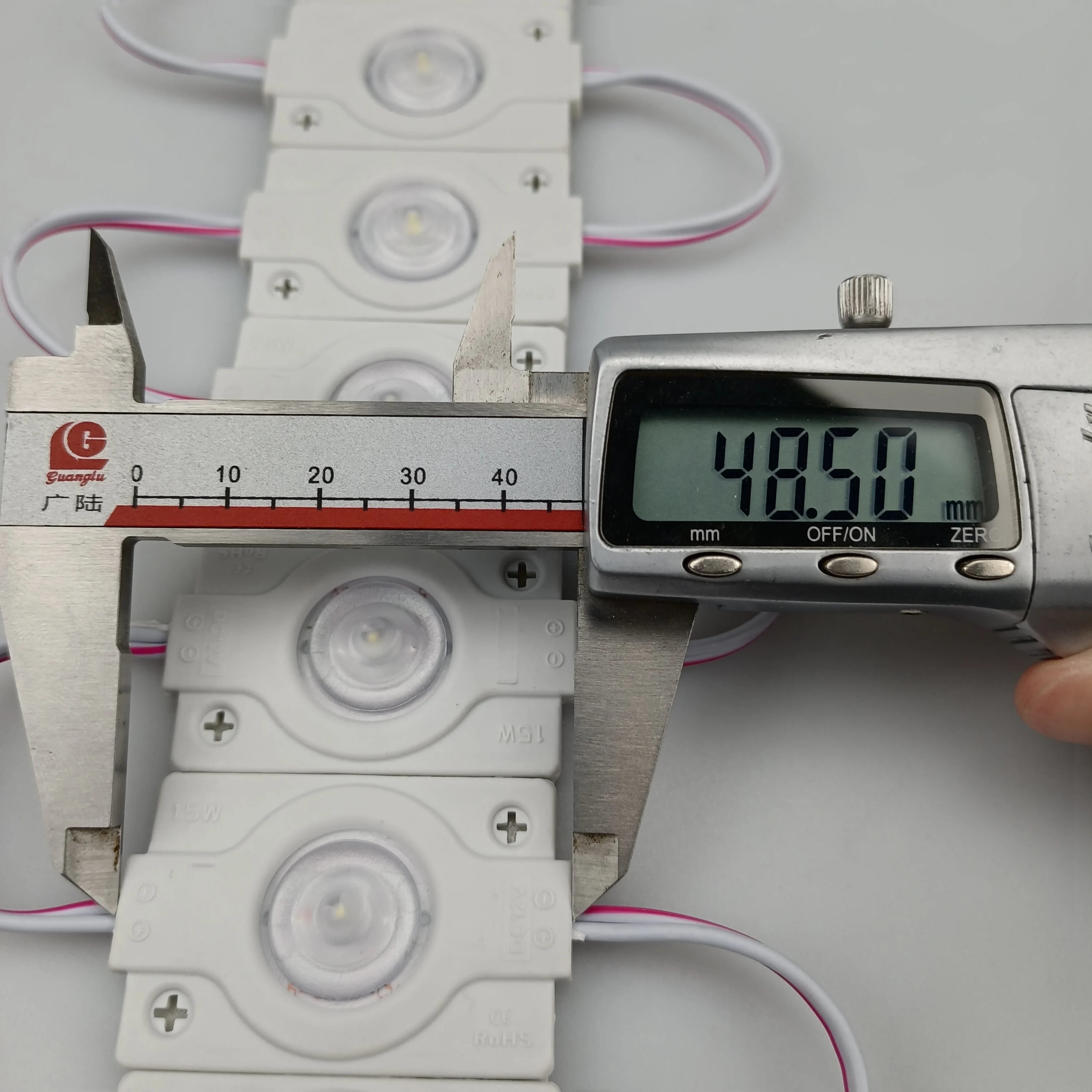 Highlight 1.5W side light led module SMD3030 1led 12V waterproof  Sign Lightbox Backlight Module