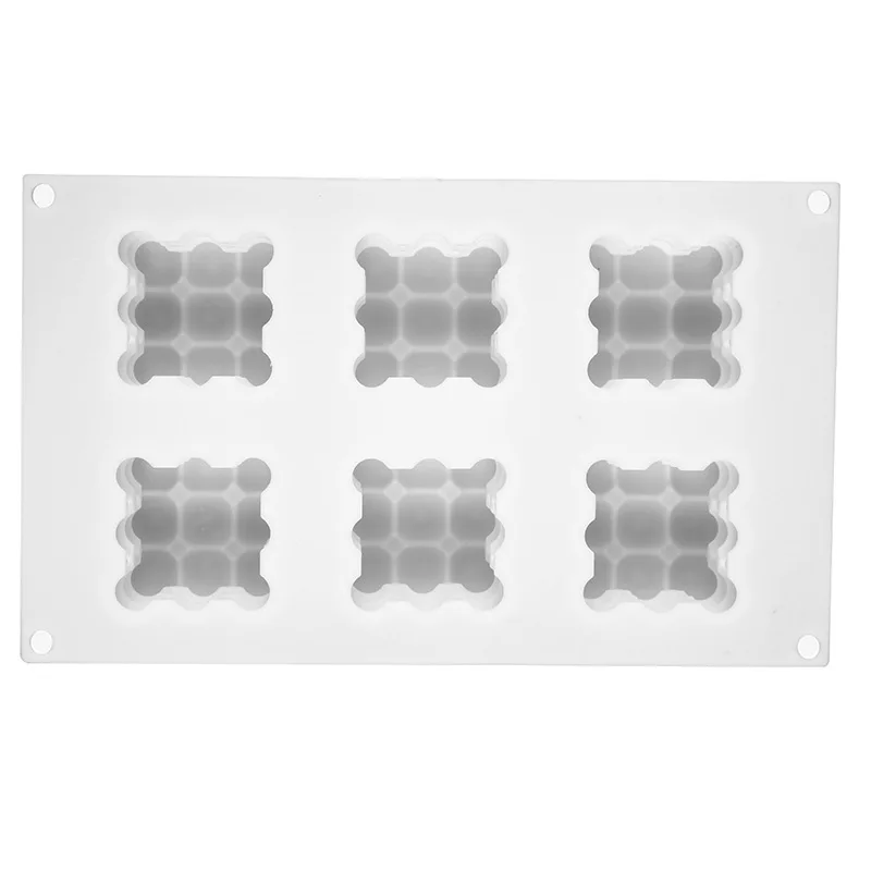 Candle Mould Tools Silicone Decor Aromatherapy 3d Hand Making Cake Baking Colorful Silicone Candle Mold