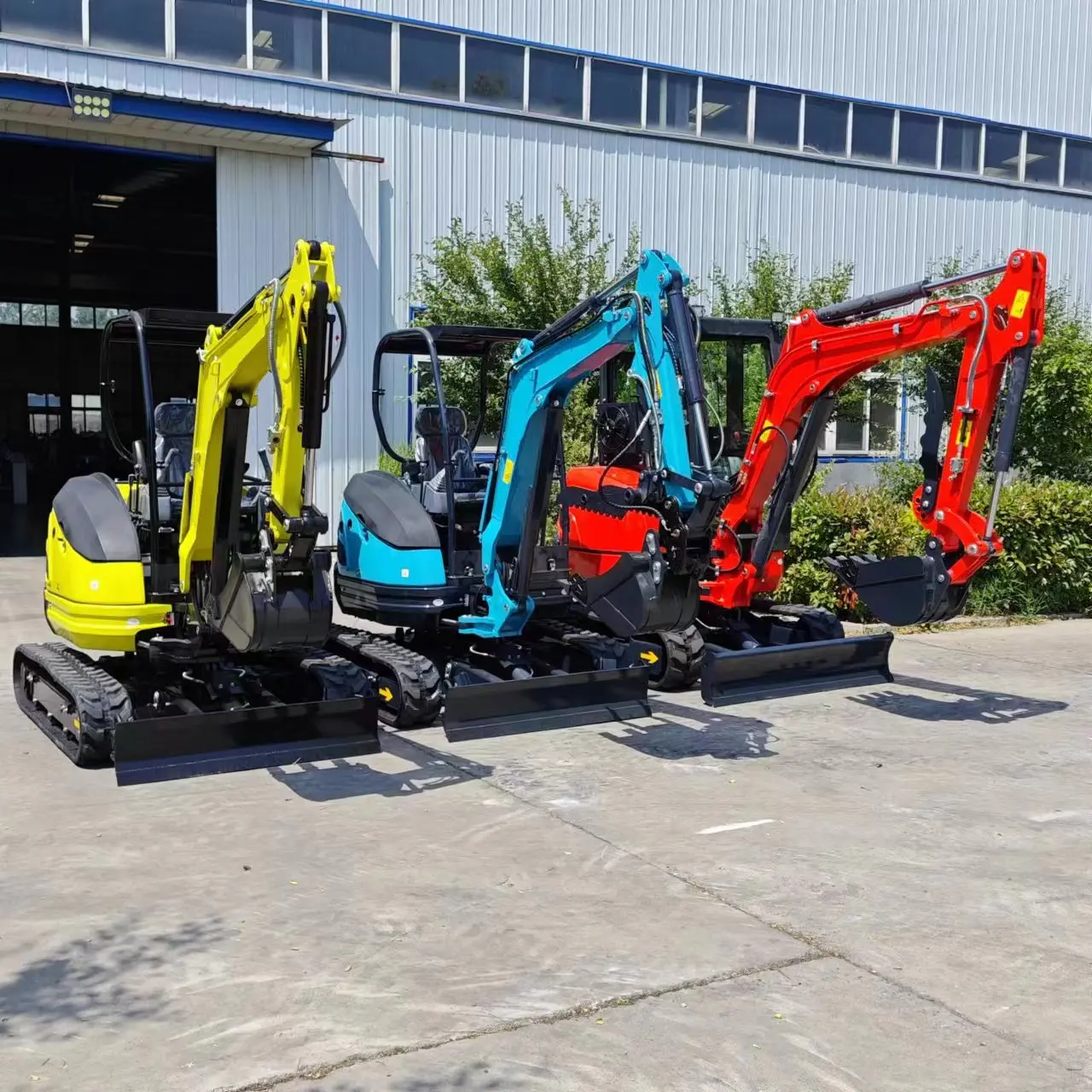 FREE SHIPPING CE EPA Engine Mini Excavators 3.5 Ton  2 Ton Small New Crawler Excavator mini Hydraulic Compact mini Digger bagger