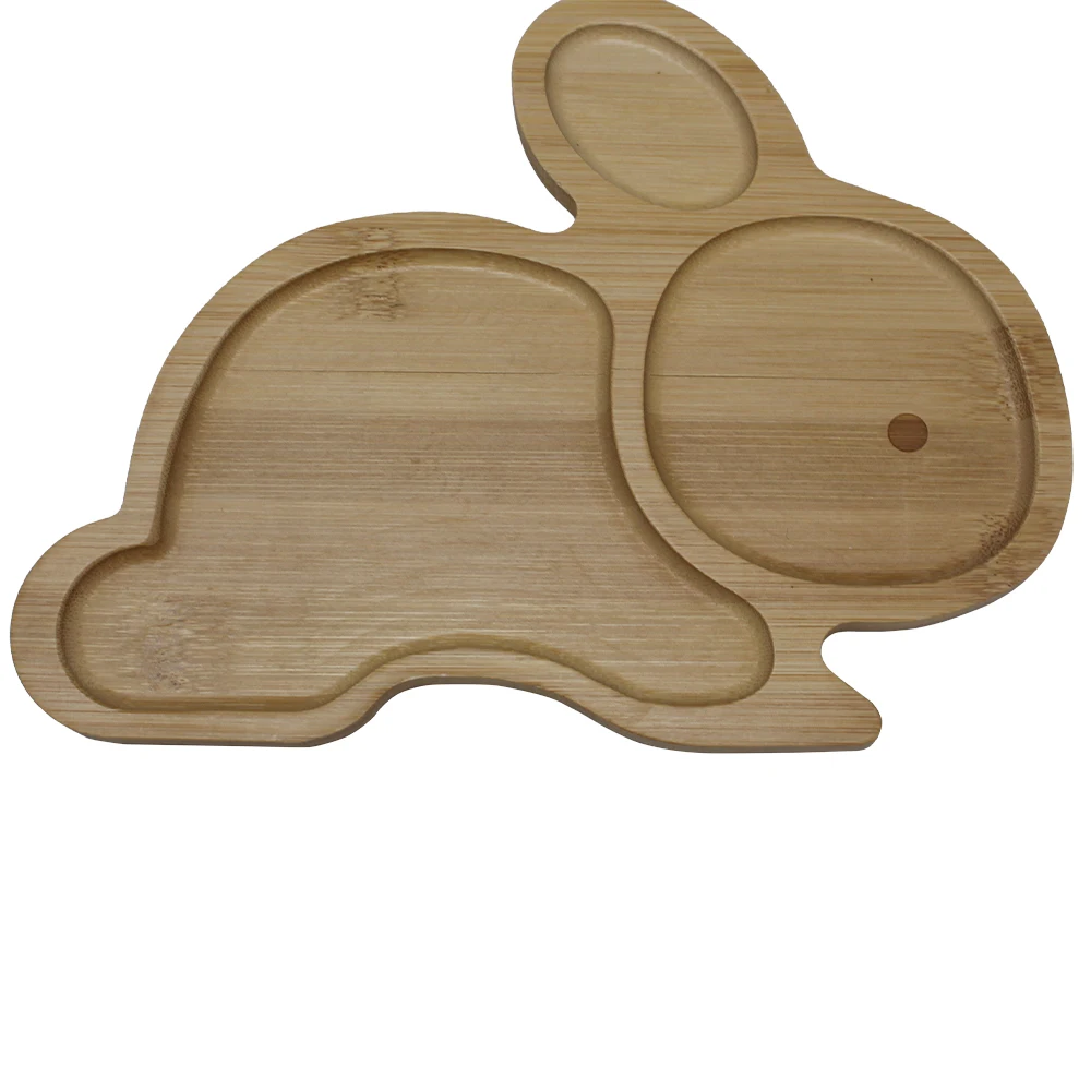 Hot Sale Home Children Cartoon Food Breakfast Wooden Kitchen Tray Wood Christmas Tray For Coffee