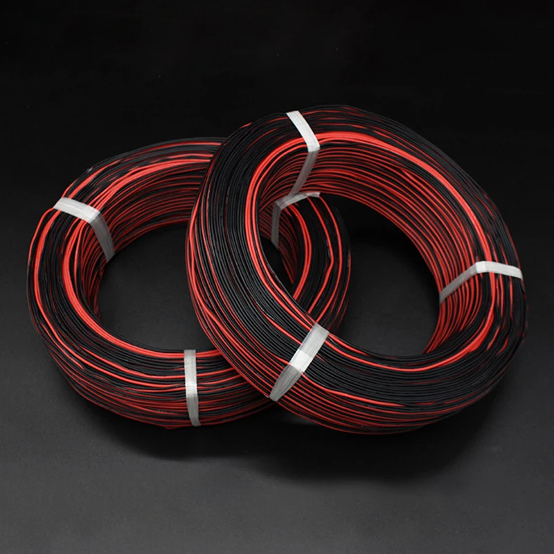 Twin Sheath Two Core Flat Automotive Flexible Cable Stranded Copper 2*0.5mm House Electrical Wire For Power Line Sound Equipment