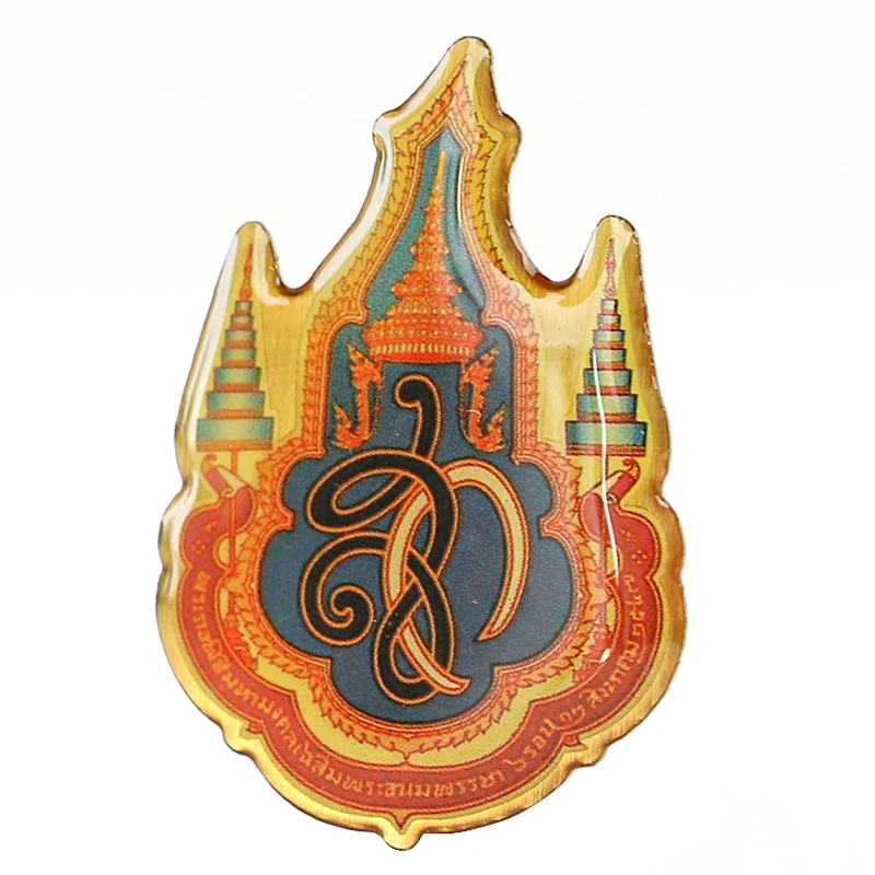 Vograce Custom Brand Logo Metal Soft Enamel Reap Magnet Badge Name Badge Pin With Magnet