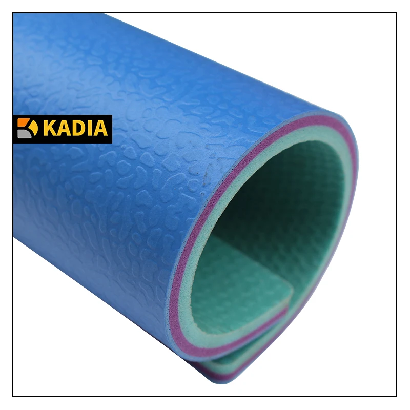 Rubber indoor pvc Basketball Court Flooring