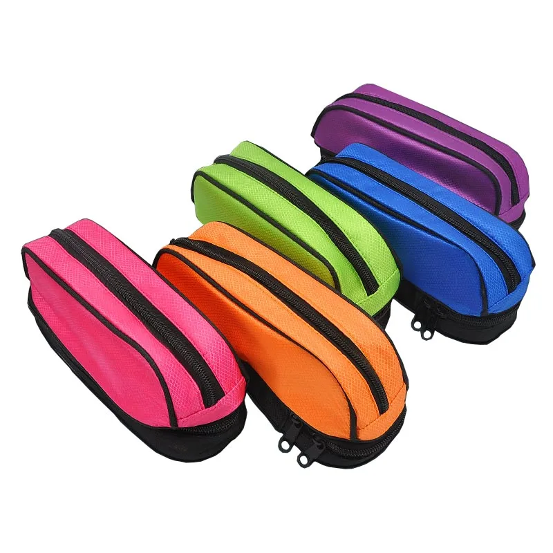 Customized Professional Big Capacity Double Layer Pencil Pen Case for kids Office Pouch for School Pencil Holder for Student